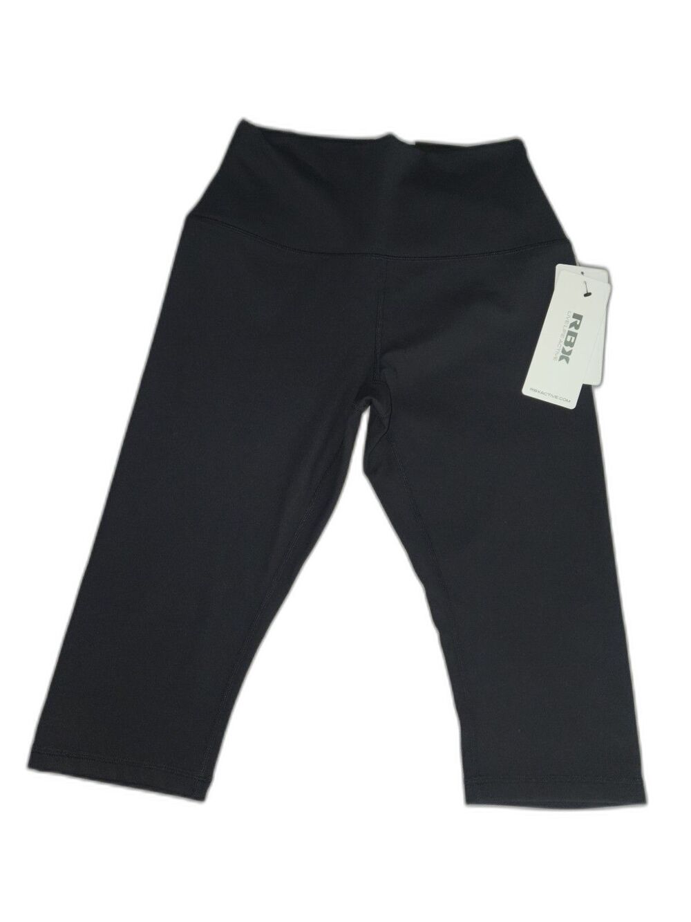 RBX Active Soft Touch Capri Leggings Size M Medium Black High Waist NWT $59 - Picture 1 of 12